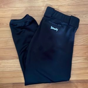 WOMEN intensity black softball pants size small